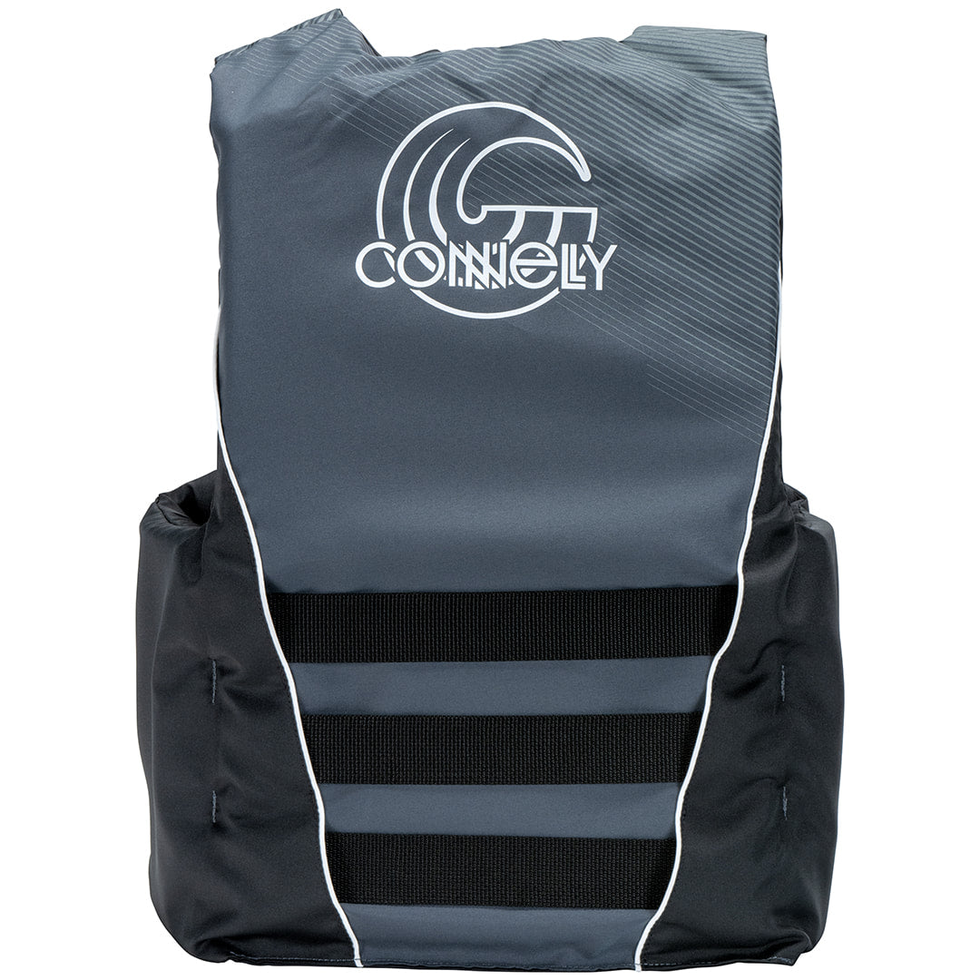 Connelly Mens X Large Tunnel 4-Belt Nylon Safety Jacket, Gray & Black (Used) - VMInnovations