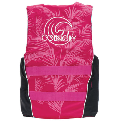Connelly Coast Guard Approved Nylon Teen Water Swim Life Jacket PFD Vest, Pink