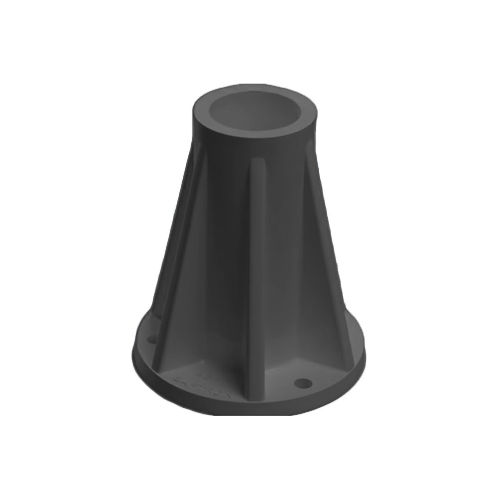 Saftron 6in Surface Mount for 1.9in Swimming Pool Ladder or Rail, Black(OpenBox)