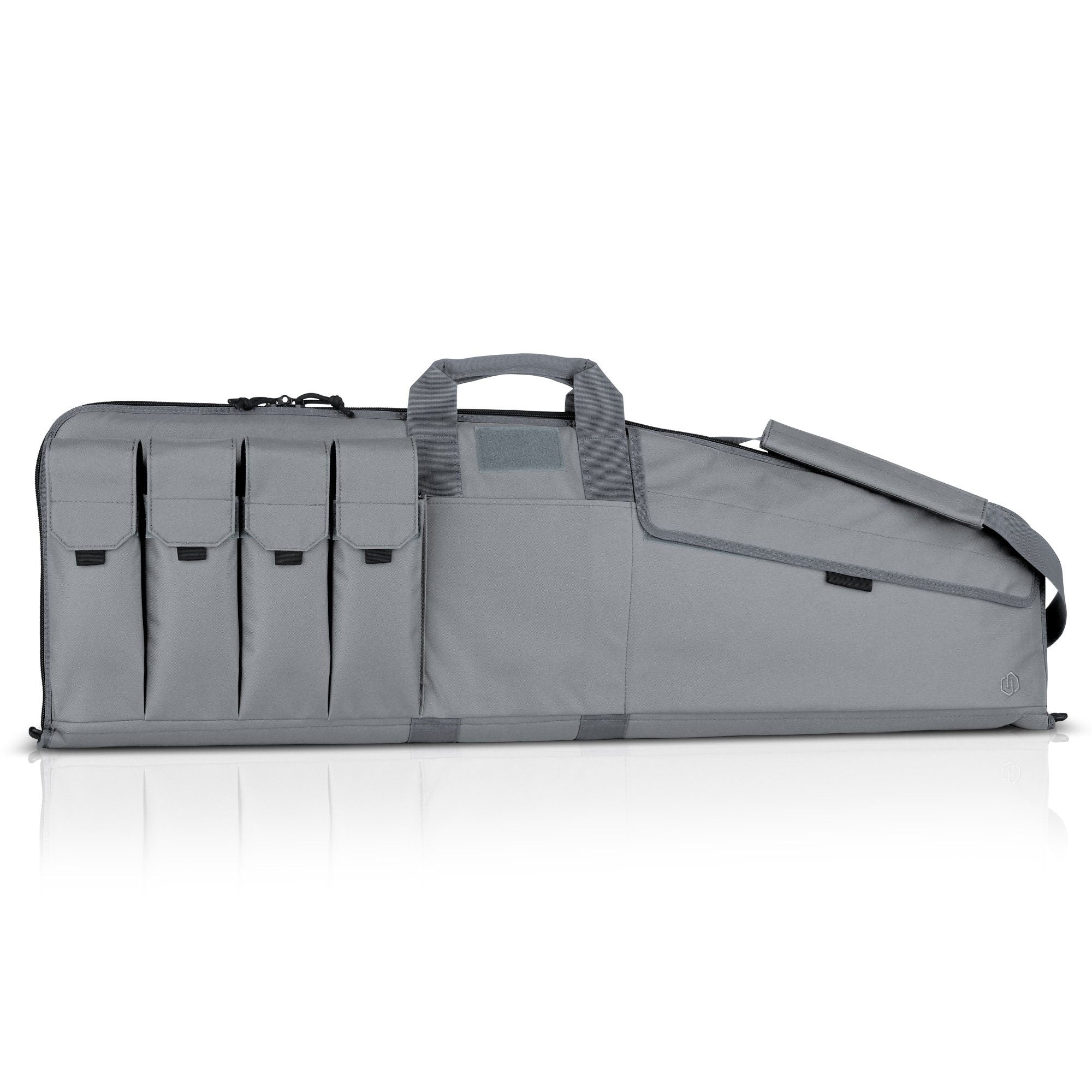 Savior Equipment The Patriot 45 Inch Single Gun Rifle Case Bag, Gray (Open Box)