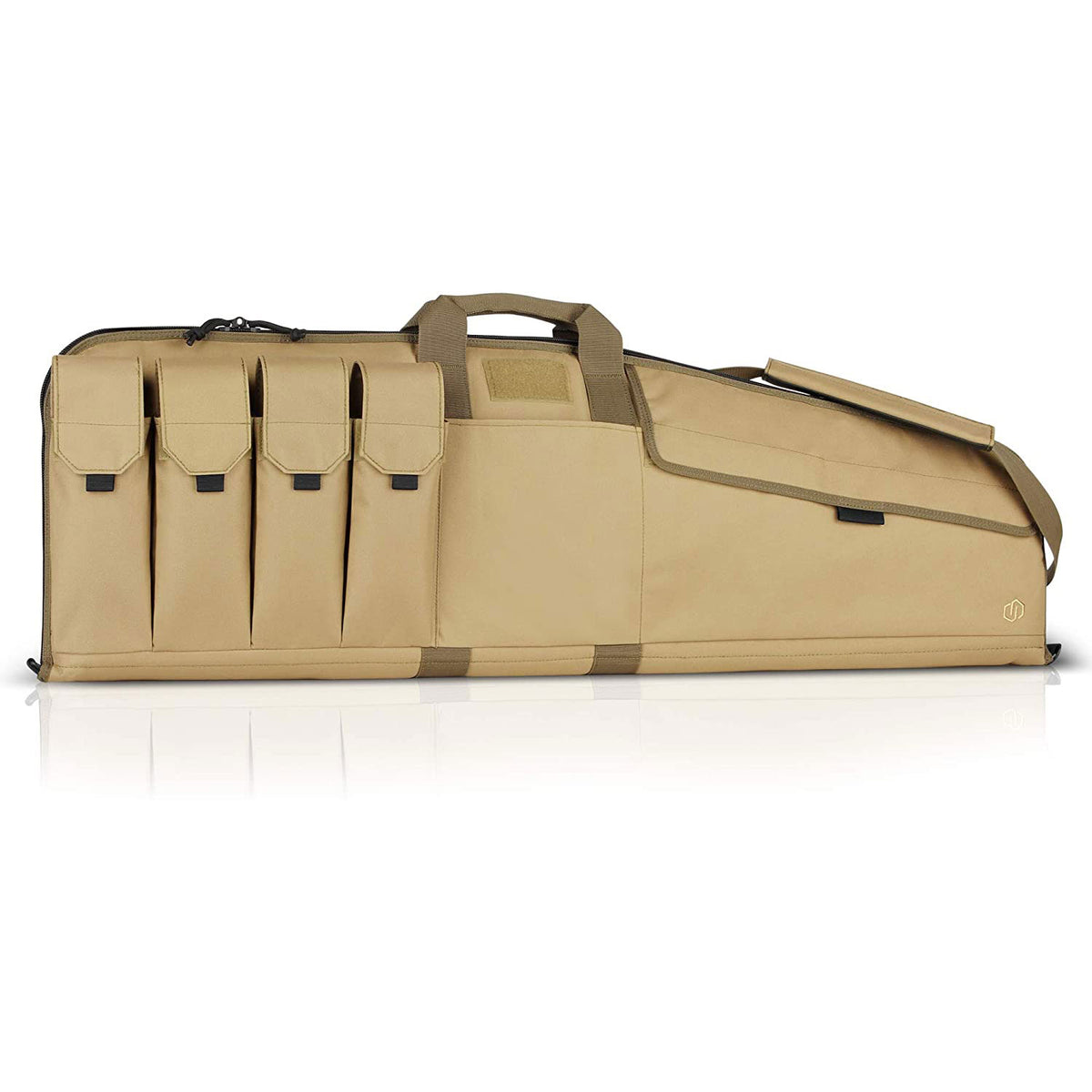 Savior Equipment 45 Inch Soft Single Long Gun Rifle Case Bag, Tan (Open Box)