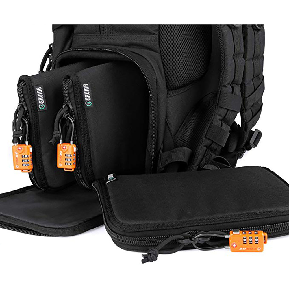 Savior Equipment Heavy-Duty Mobile Arsenal Compact Backpack, Black (Open Box)