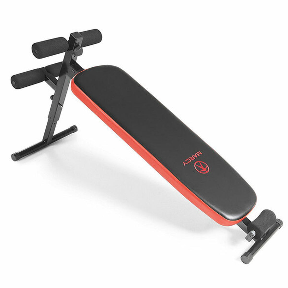Impex SB-4606 Marcy Folding Utility Bench with Headrest Slant Board for Home Gym