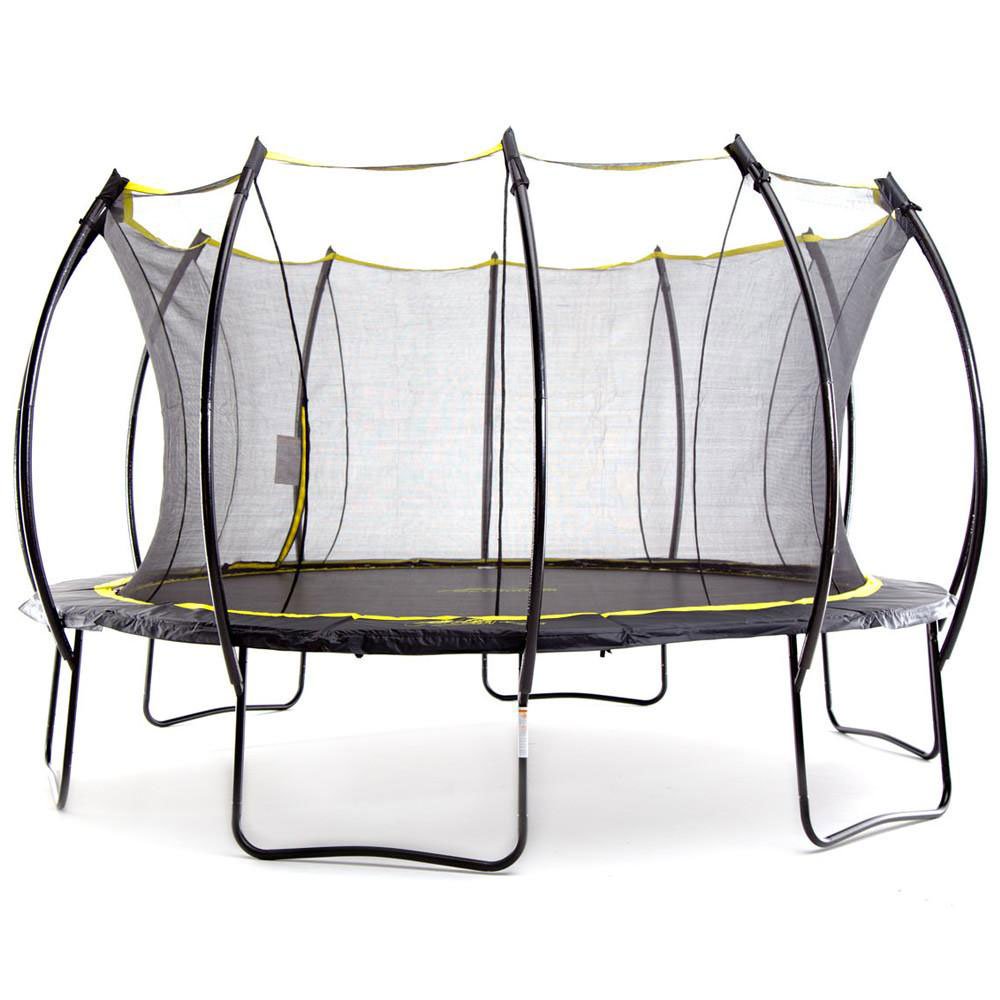 SkyBound Stratos 15 Foot Steel Trampoline + XDP Metal Ground Anchor Kit