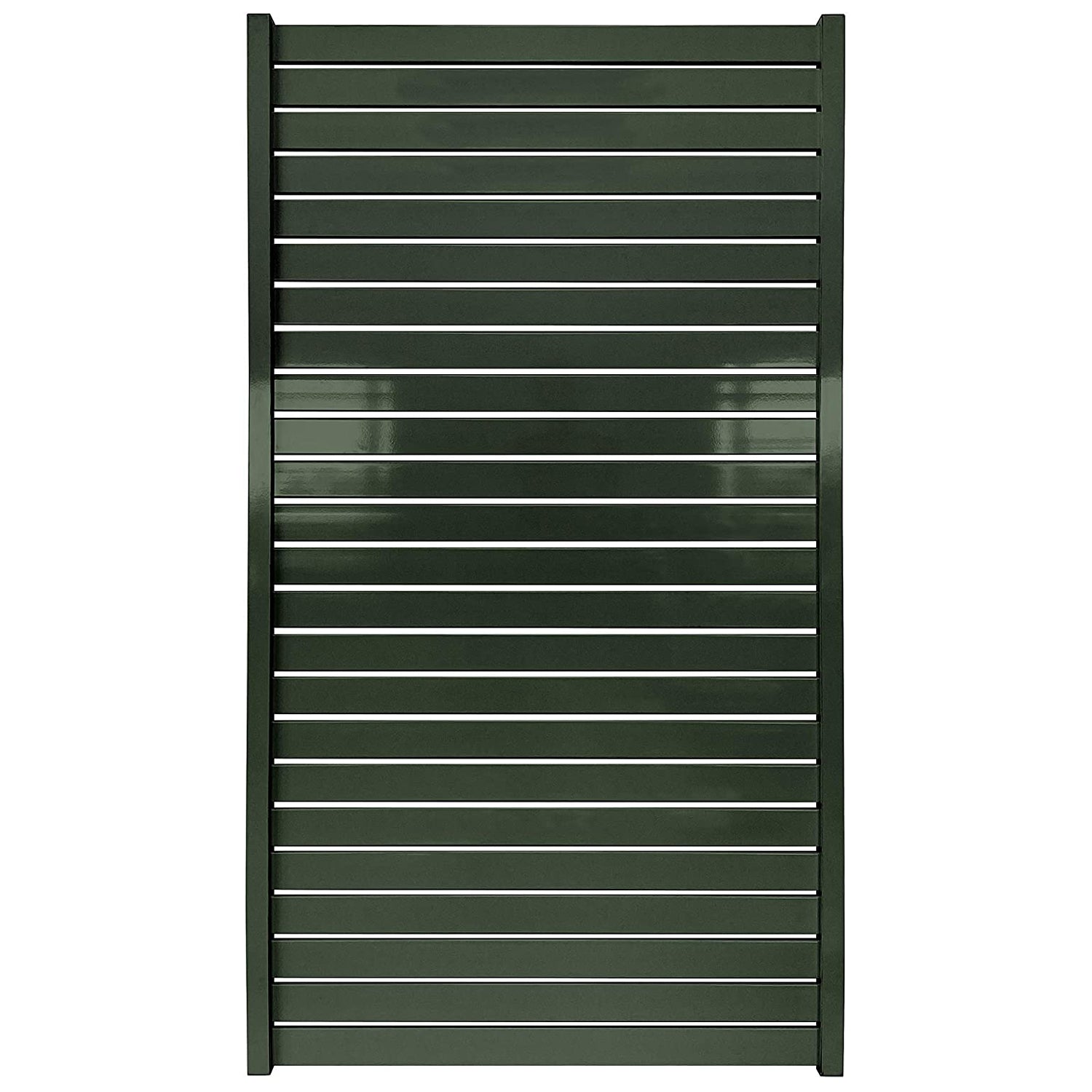 Stratco 71 x 94" and 71 x 39" Aluminum Quick Screen Slat Gate Fencing, Gray