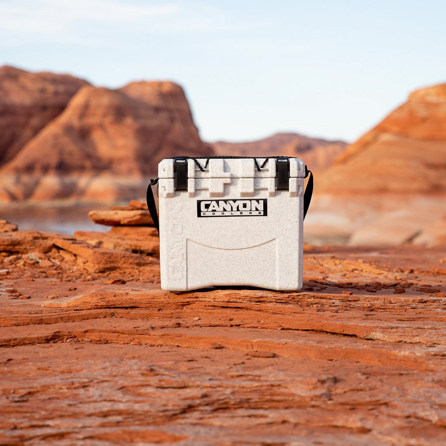 Canyon Coolers Scout 22 Quart 20 Liter Insulated Cooler w/ Tie Downs, Sandstone