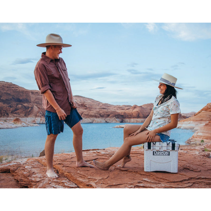 Canyon Coolers Scout 22 Quart 20 Liter Insulated Cooler w/ Tie Downs, Sandstone