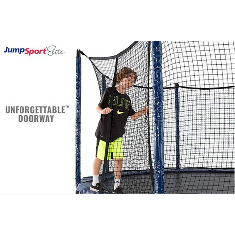 JumpSport Elite 14 Foot StagedBounce Technology Trampoline System with Enclosure