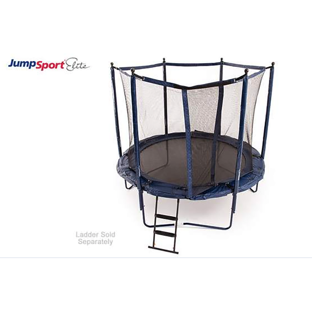 JumpSport Elite 10 Foot StagedBounce Technology Trampoline System with Enclosure