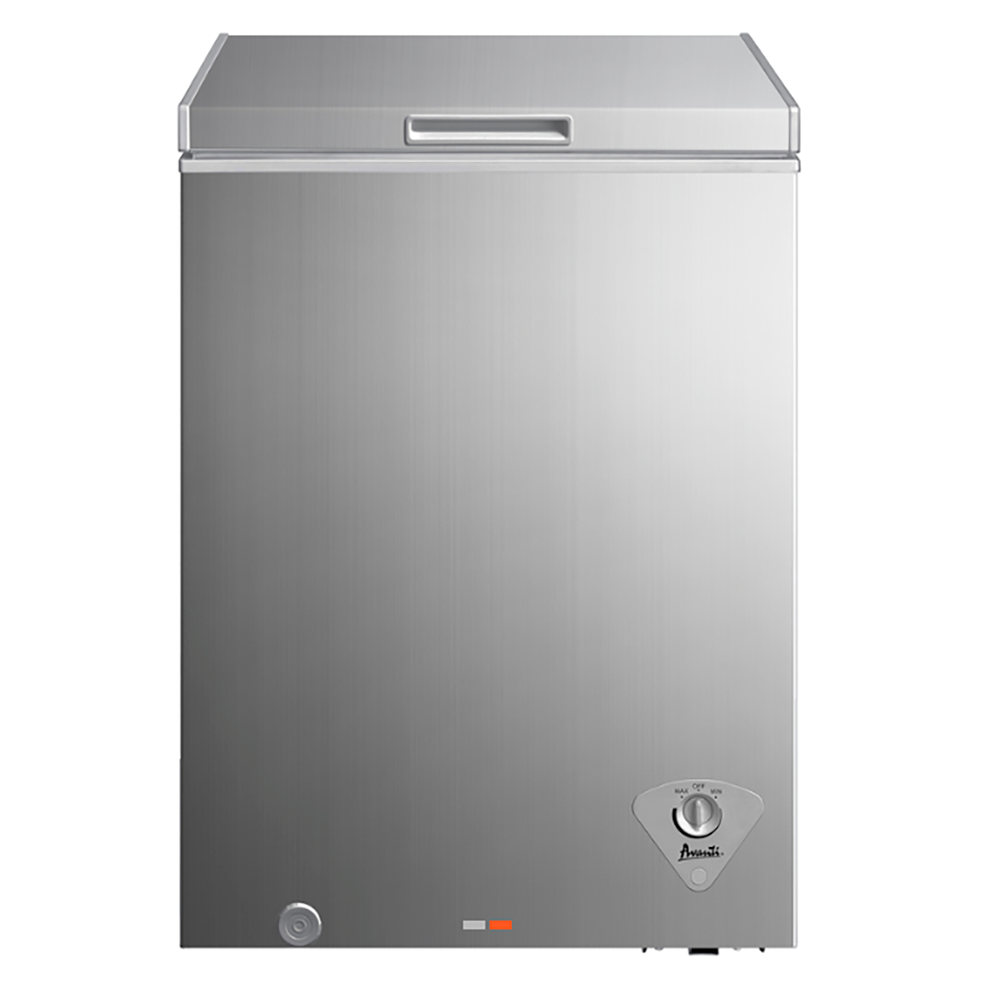 Avanti Platinum Finish 3.5 Cubic Foot Chest Freezer with Thermostat (Open Box)
