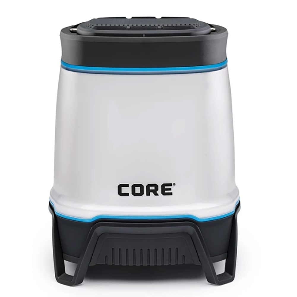 CORE 1250 Lumen Rechargeable Bluetooth Speaker & Lantern with USB Outlet, Gray