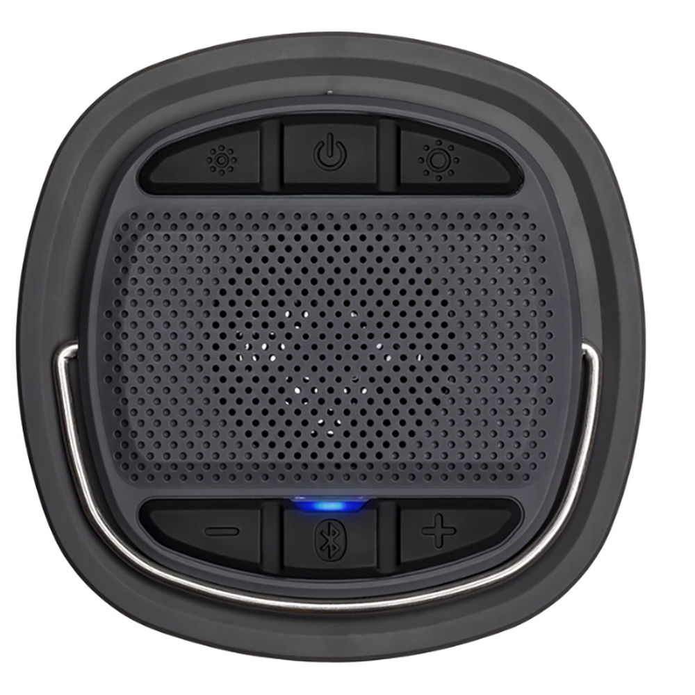 CORE 1250 Lumen Rechargeable Bluetooth Speaker & Lantern with USB Outlet, Gray