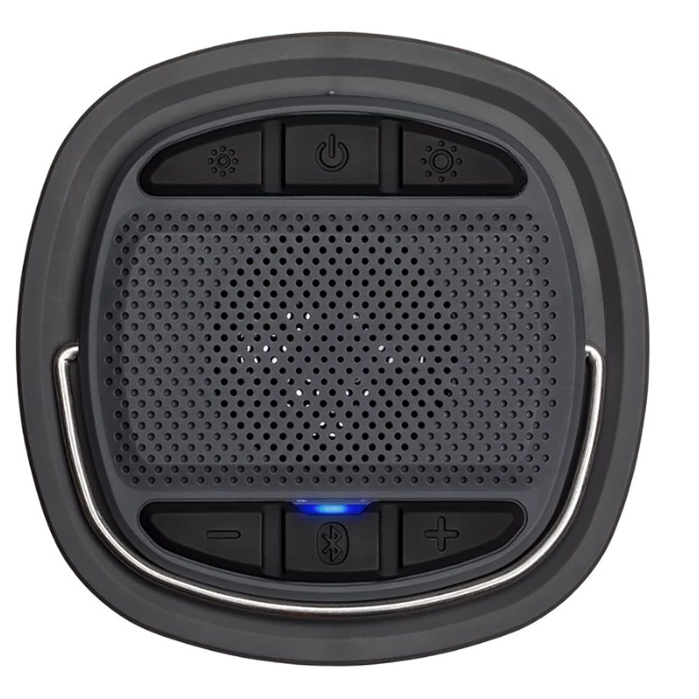 CORE 1250 Lumen Rechargeable Bluetooth Speaker & Lantern with USB Outlet, Gray