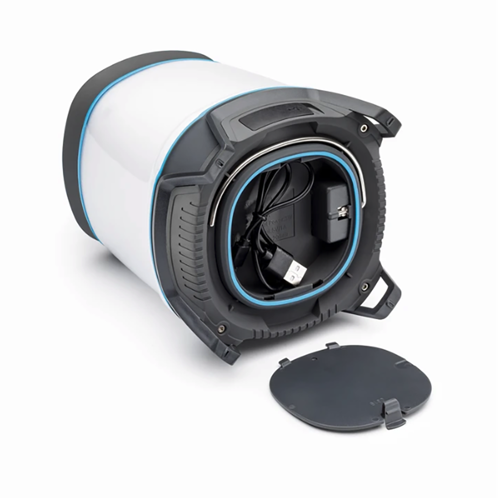 CORE 1250 Lumen Rechargeable Bluetooth Speaker & Lantern with USB Outlet, Gray