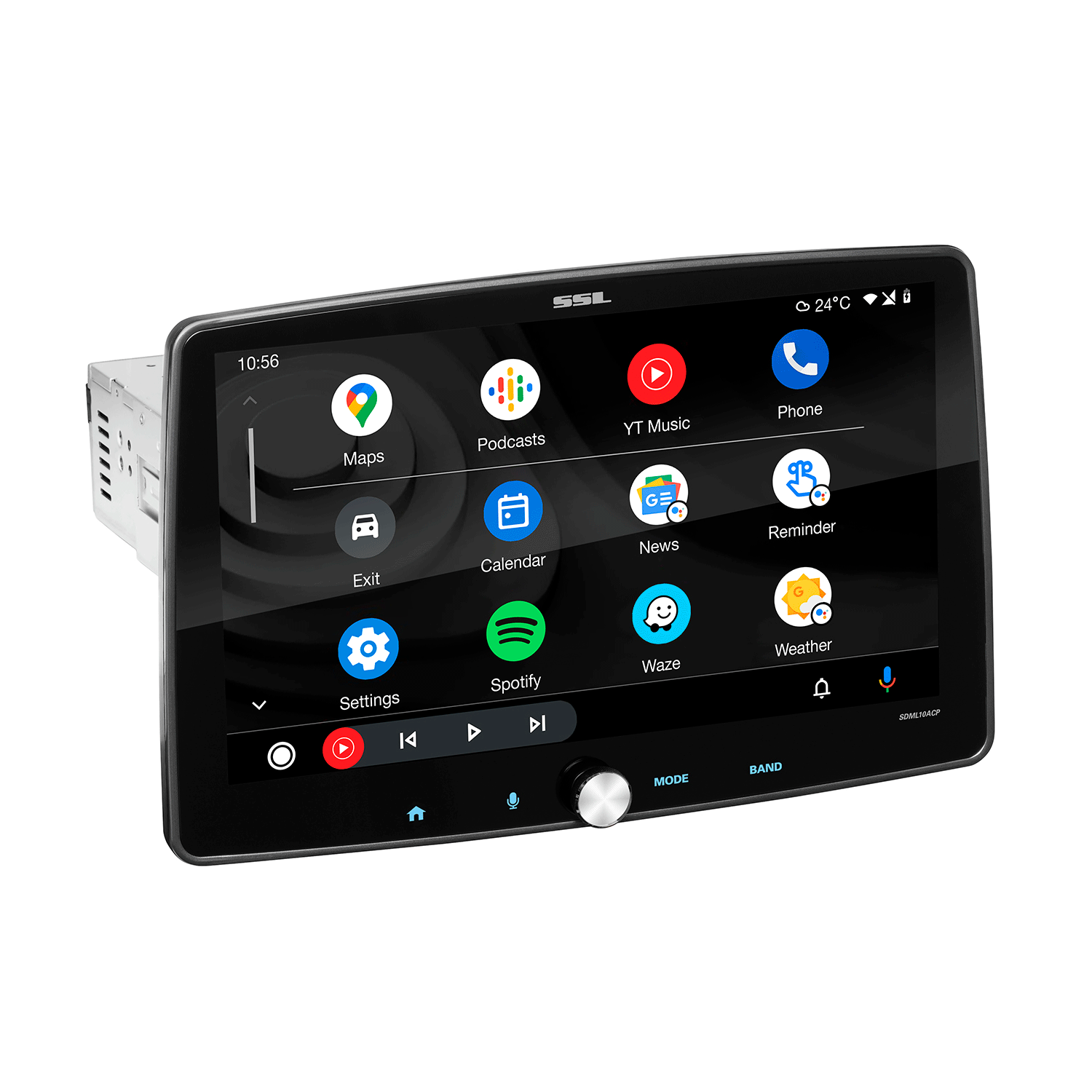SOUNDSTORM SDML9ACP 9 Inch Touchscreen Single DIN Bluetooth Multimedia Player - VMInnovations