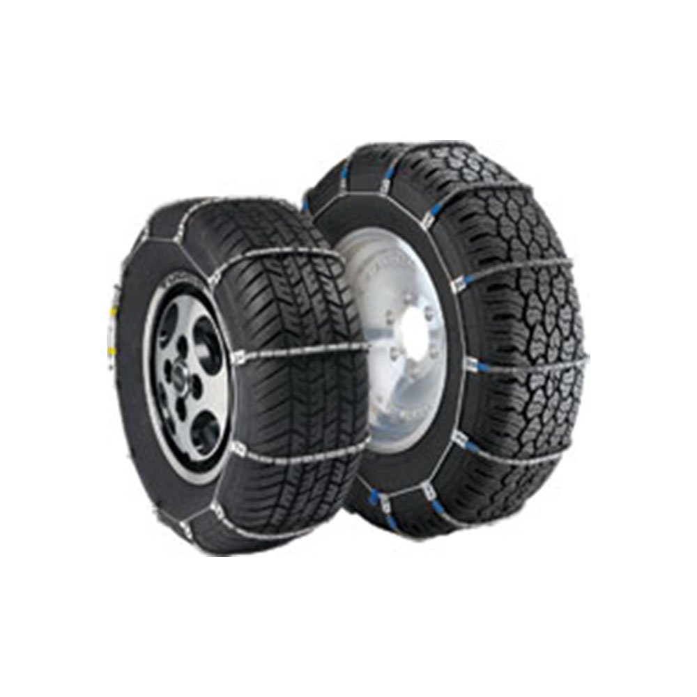 Security Chain Car Snow Tire Radial Traction Grip Cable Chain (2 Pack)(Open Box)