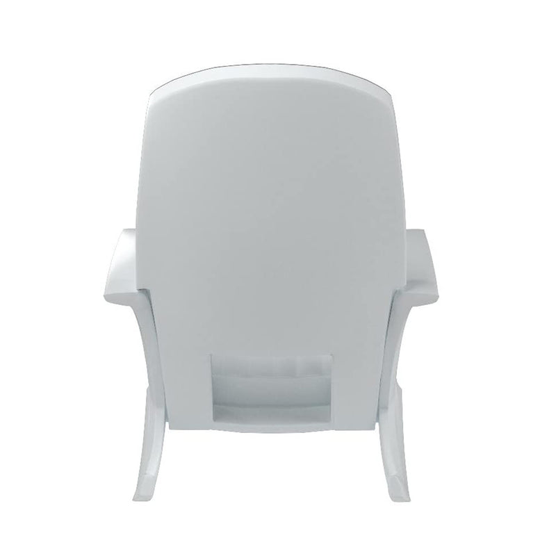 Semco Plastics Rockaway Heavy Duty All-Weather Outdoor Rocking Chair, White