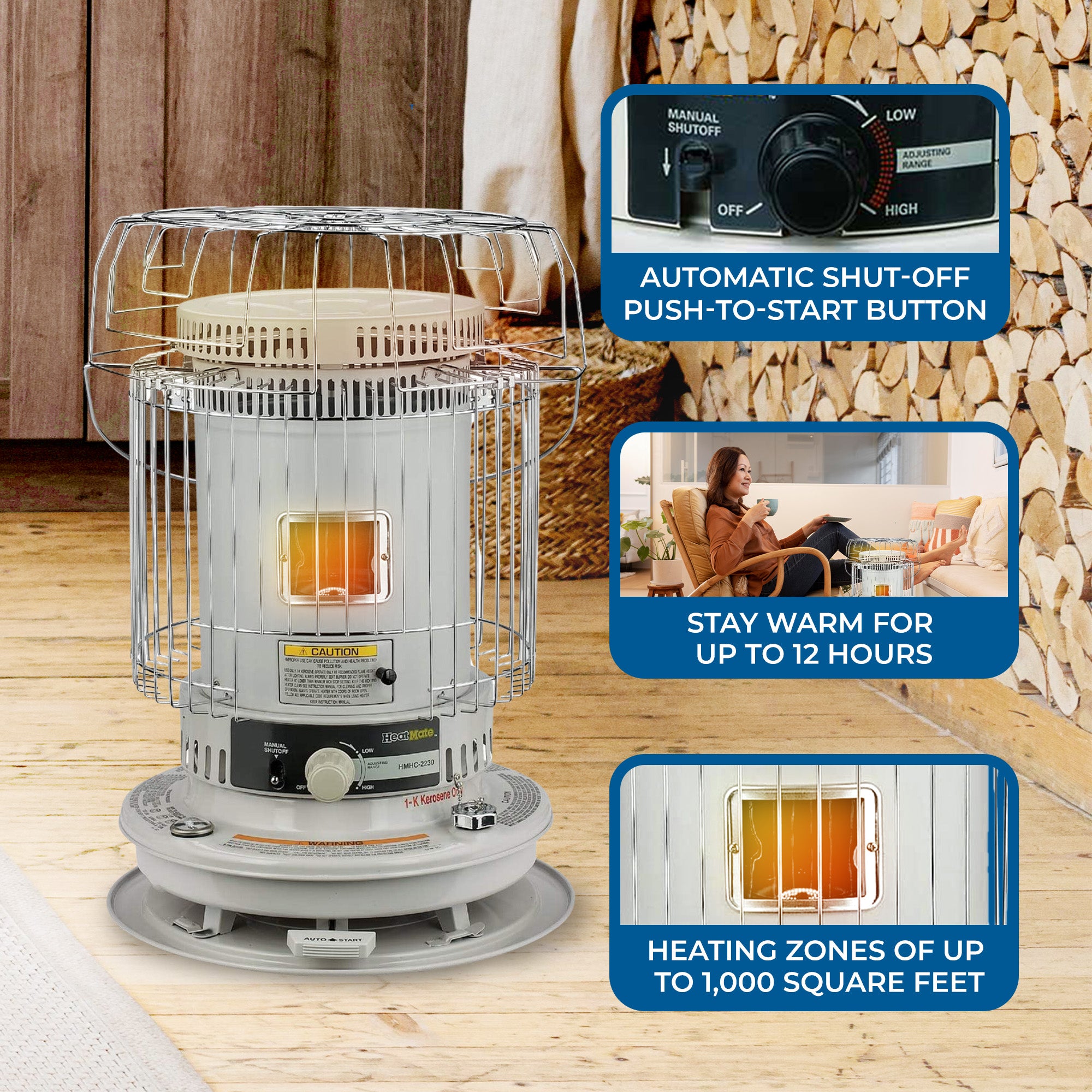 Sengoku HeatMate Portable Convection Kerosene Heater - VMInnovations