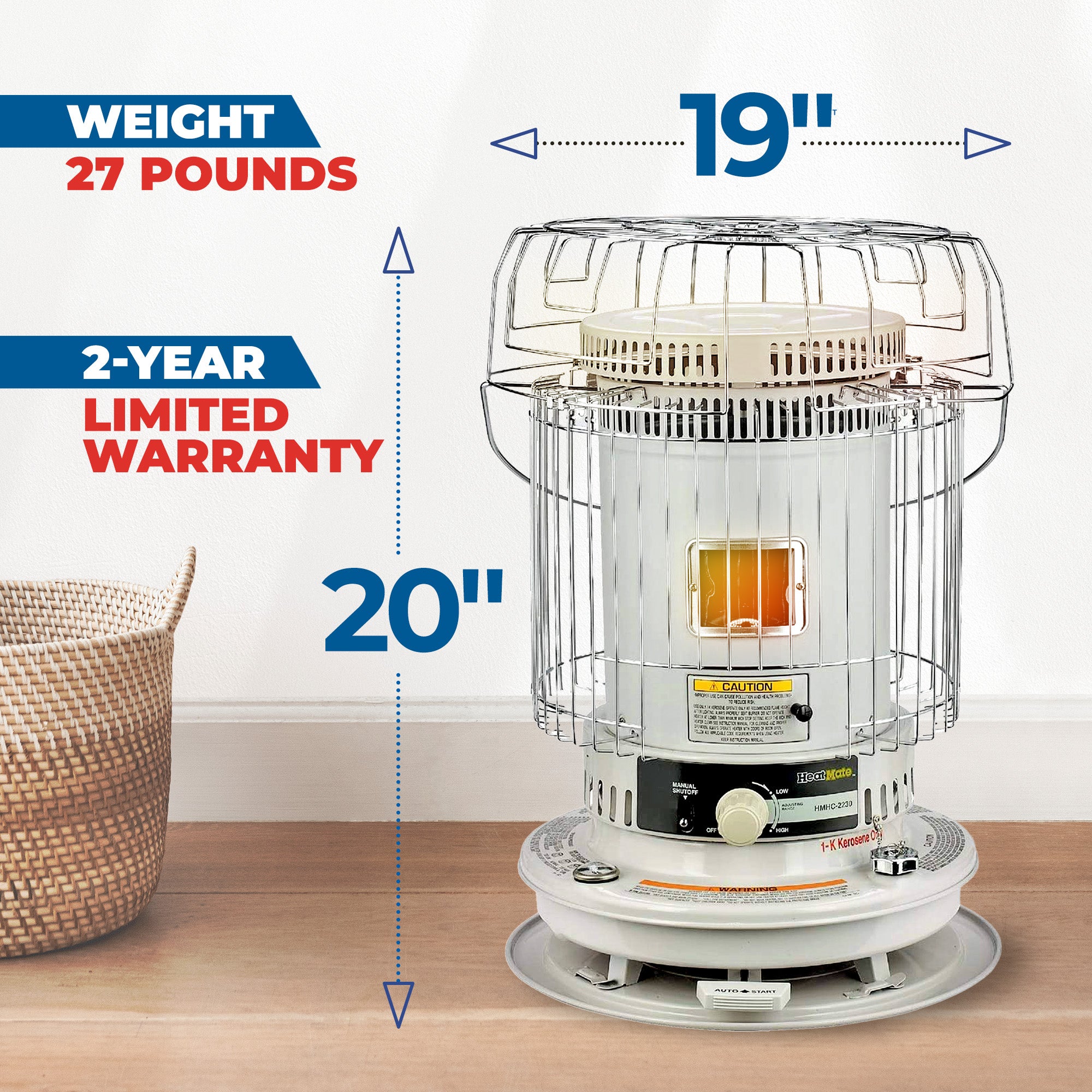 Sengoku HeatMate Indoor/Outdoor Convection Kerosene Space Heater (For Parts) - VMInnovations