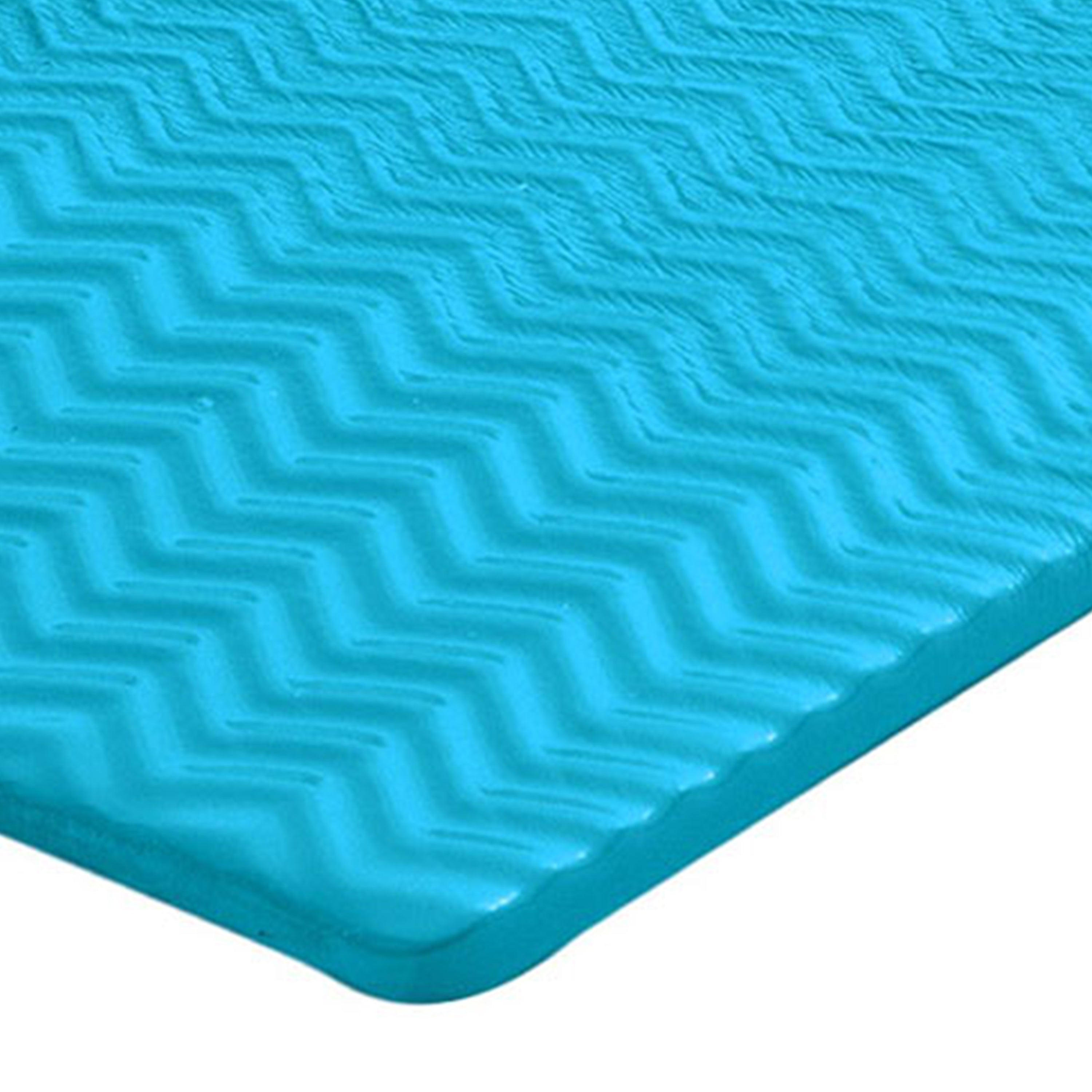 TRC Recreation Serenity 1.5" Thick Foam Pool Float Mat, Tropical Teal (Open Box) - VMInnovations