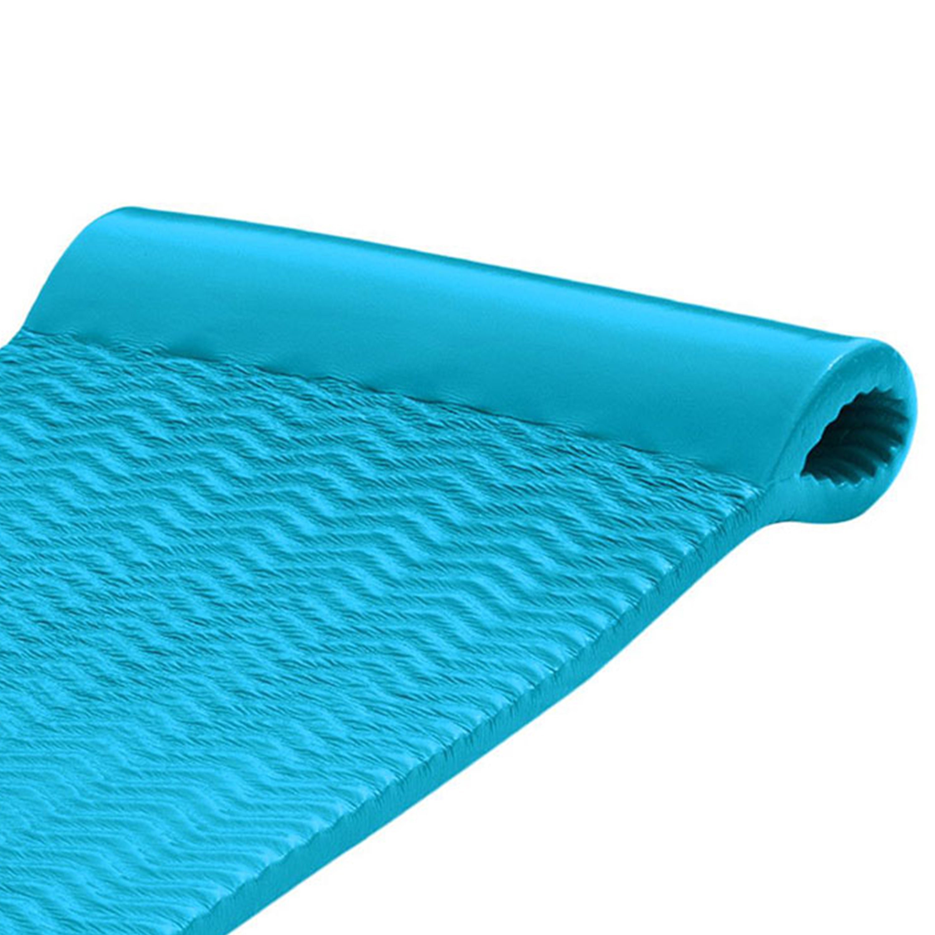 TRC Recreation Serenity 1.5" Thick Foam Pool Float Mat, Tropical Teal (Open Box) - VMInnovations