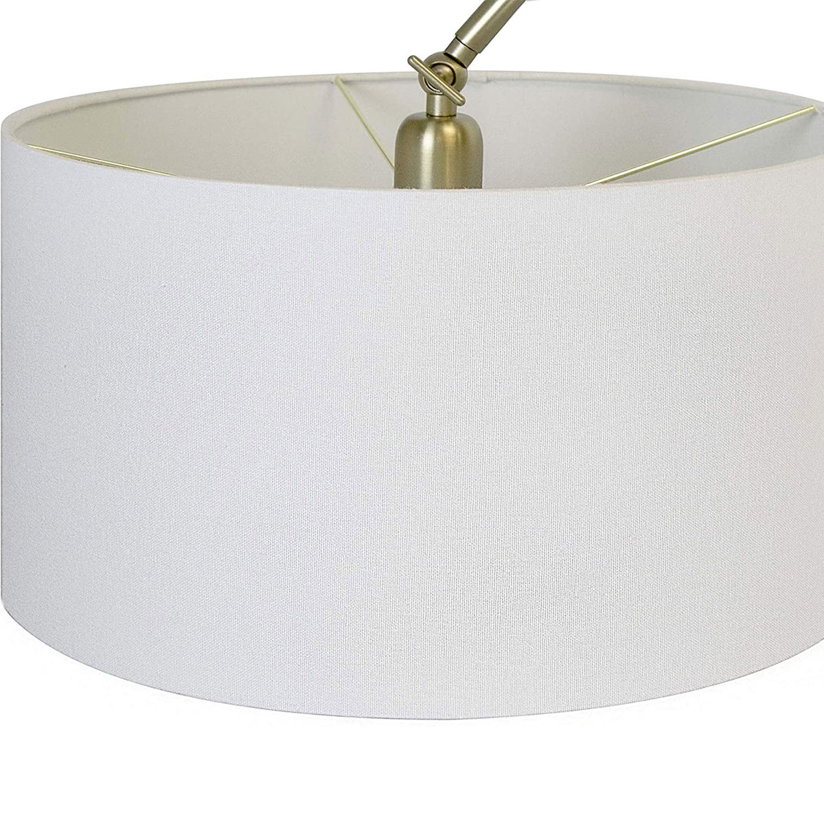 Grandview Gallery 63.5 Inch Tall 100W Modern Glam Arc Floor Lamp, Gold Plated