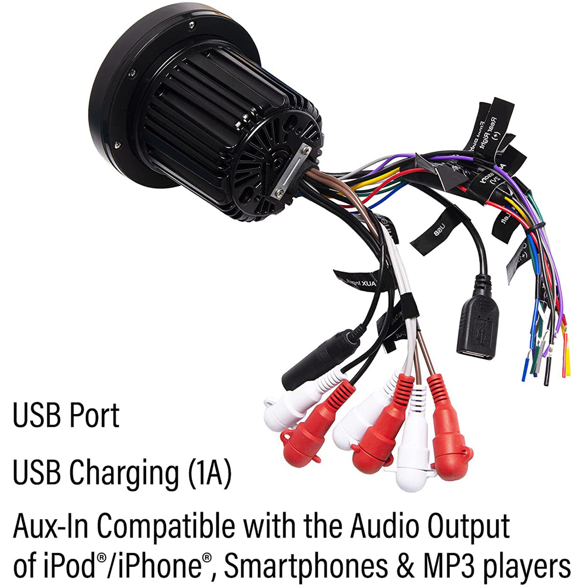 SOUNDSTORM Marine Grade 60W Bluetooth Audio Receiver and 7.5" 2 Way Speakers