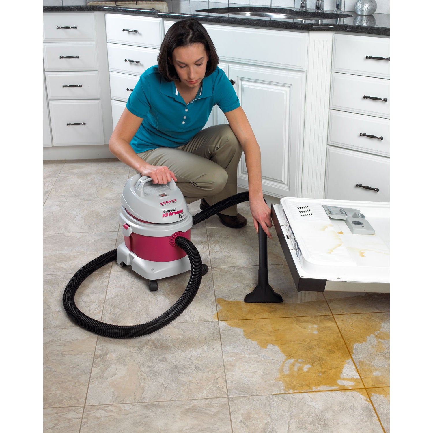 Shop-Vac All Around EZ Portable 2.5 Gallon 2.5 HP Wet Dry Shop Vacuum Cleaner