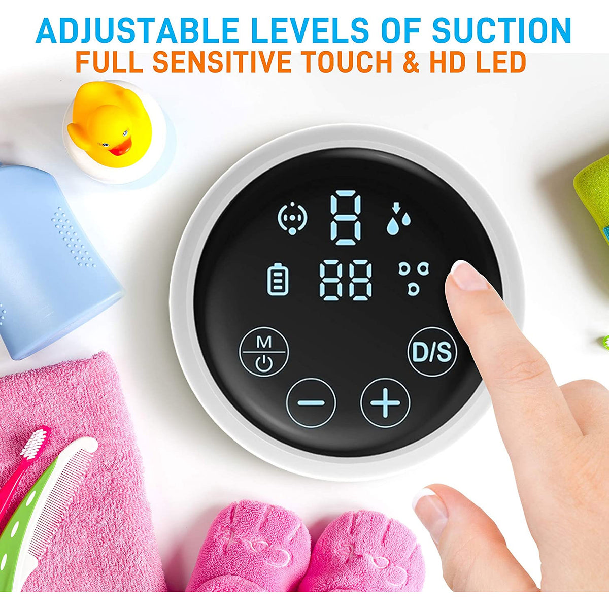 SereneLife Portable Electric Rechargeable Double Breast Pump with LED Display - VMInnovations