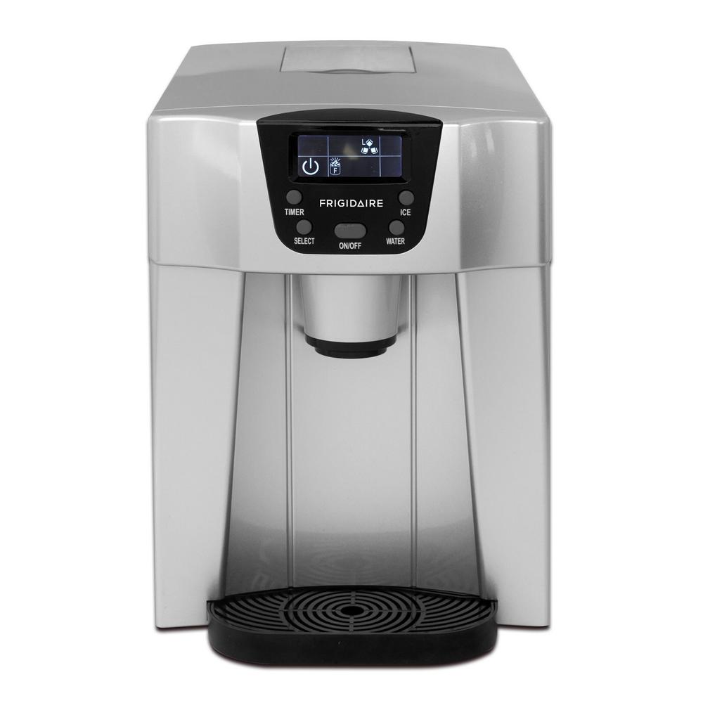 Frigidaire Portable Kitchen Countertop Ice Cube Maker & Water Dispenser Machine