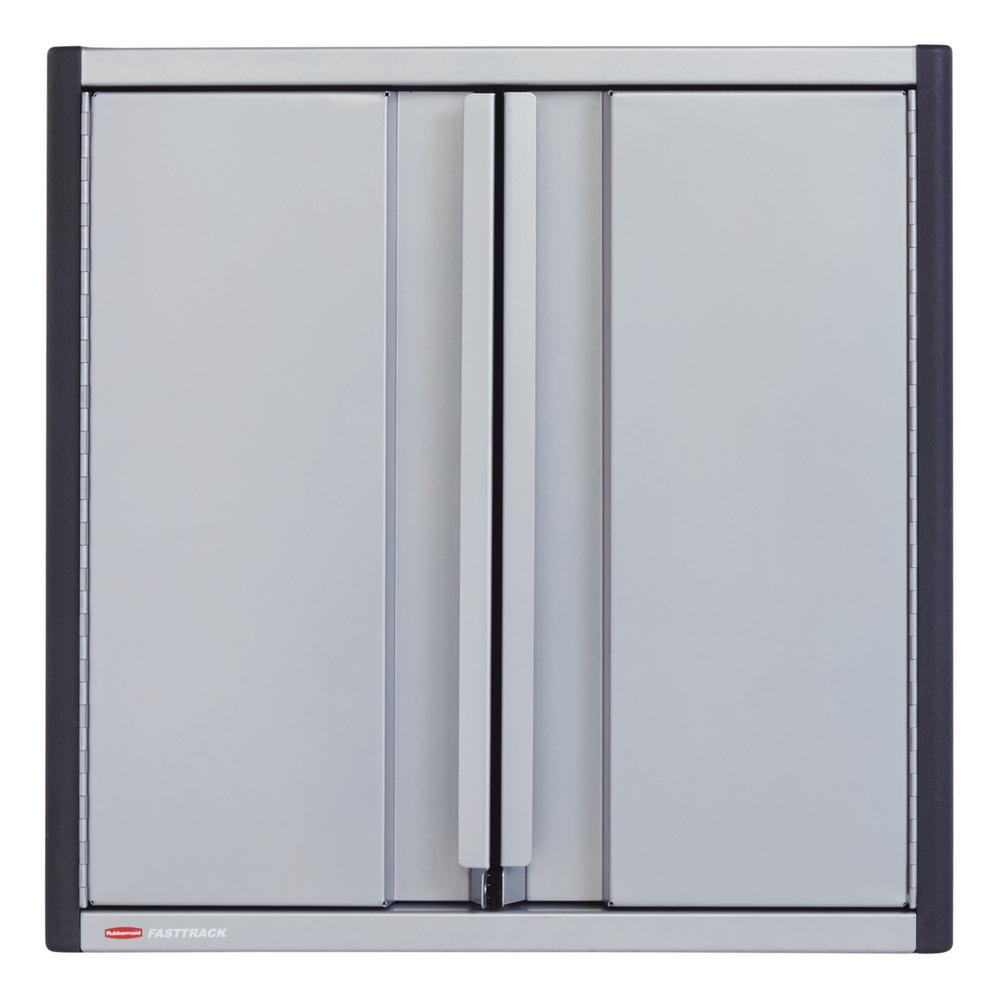 Rubbermaid 5 Piece 24" Garage Tool Cabinet Kit Rail Storage System (Refurbished)