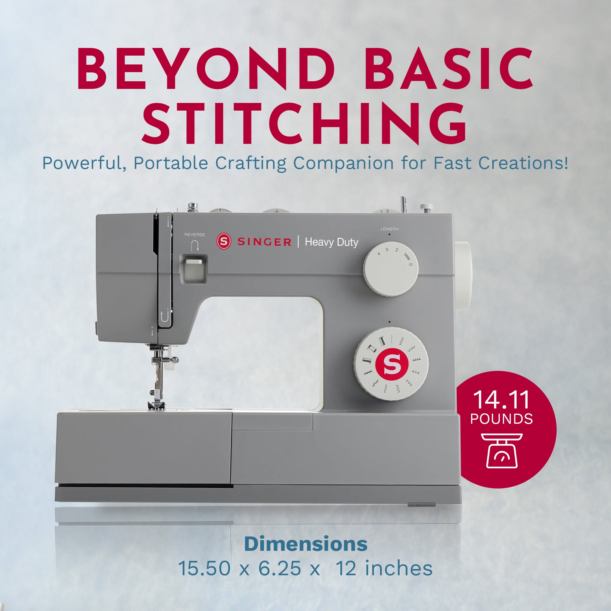 SINGER 4411 Sewing Machine with 69 Applications and Accessories, Gray (Open Box) - VMInnovations