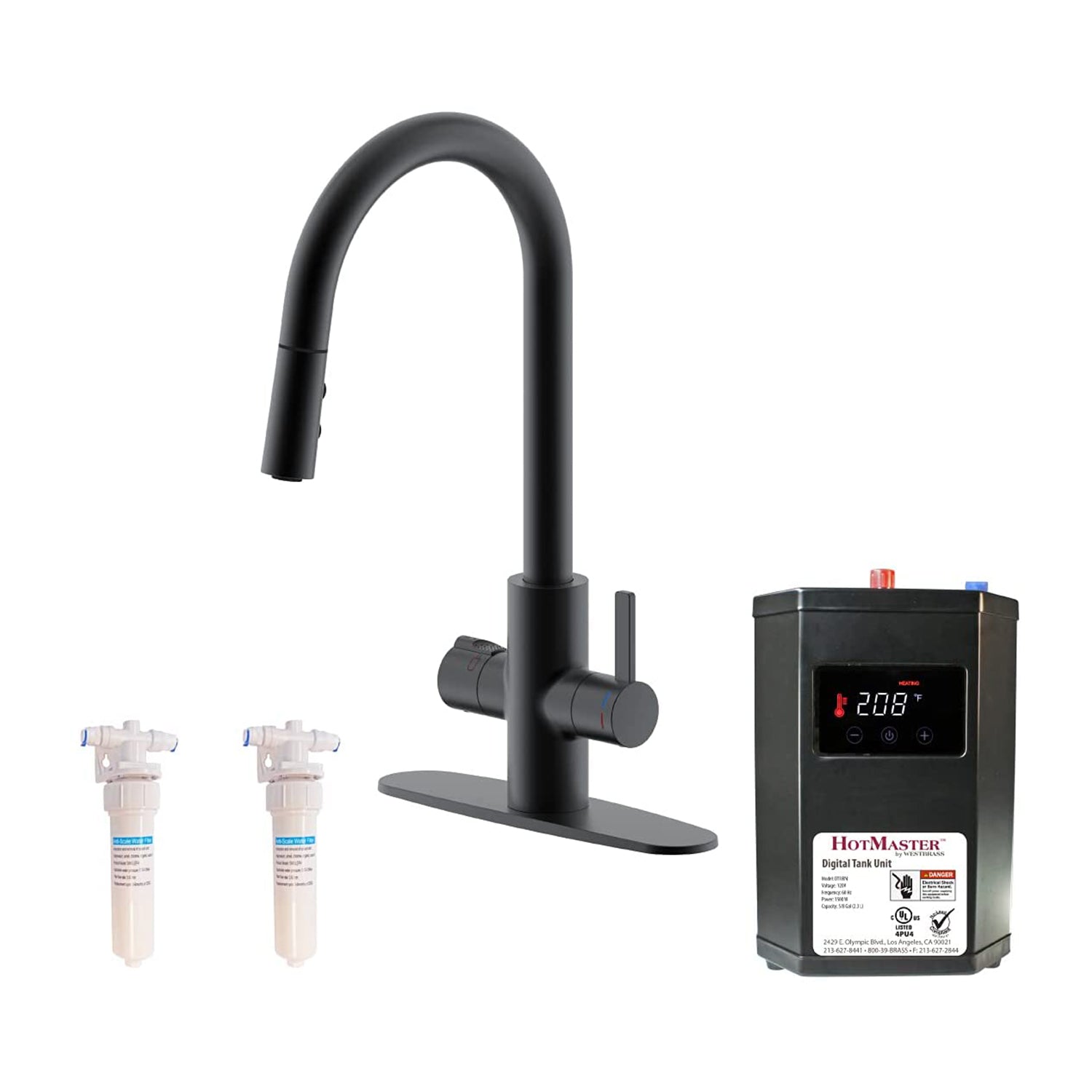 Westbrass HotMaster 4in1 Hot Water Dispenser Faucet w/ Hot Tank (For Parts)