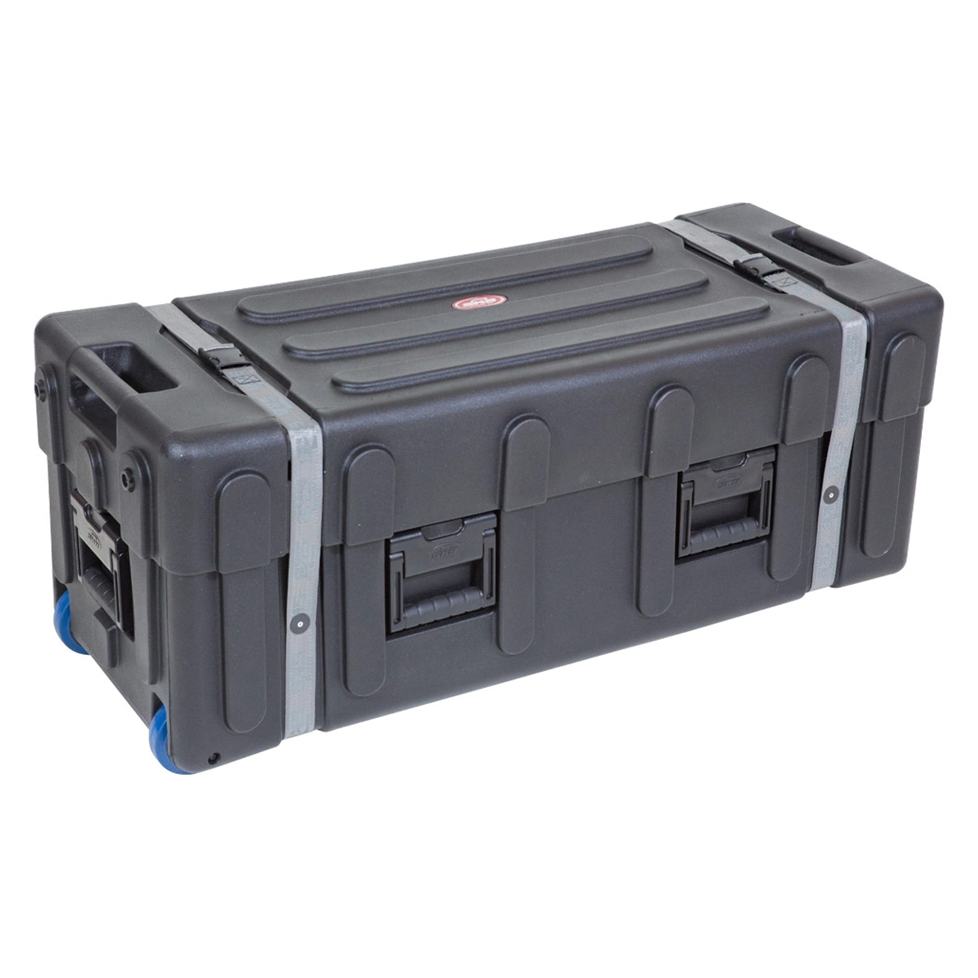 SKB Drum Hardware Case with Wheels, Durable Polyethylene Mobile Storage, Black