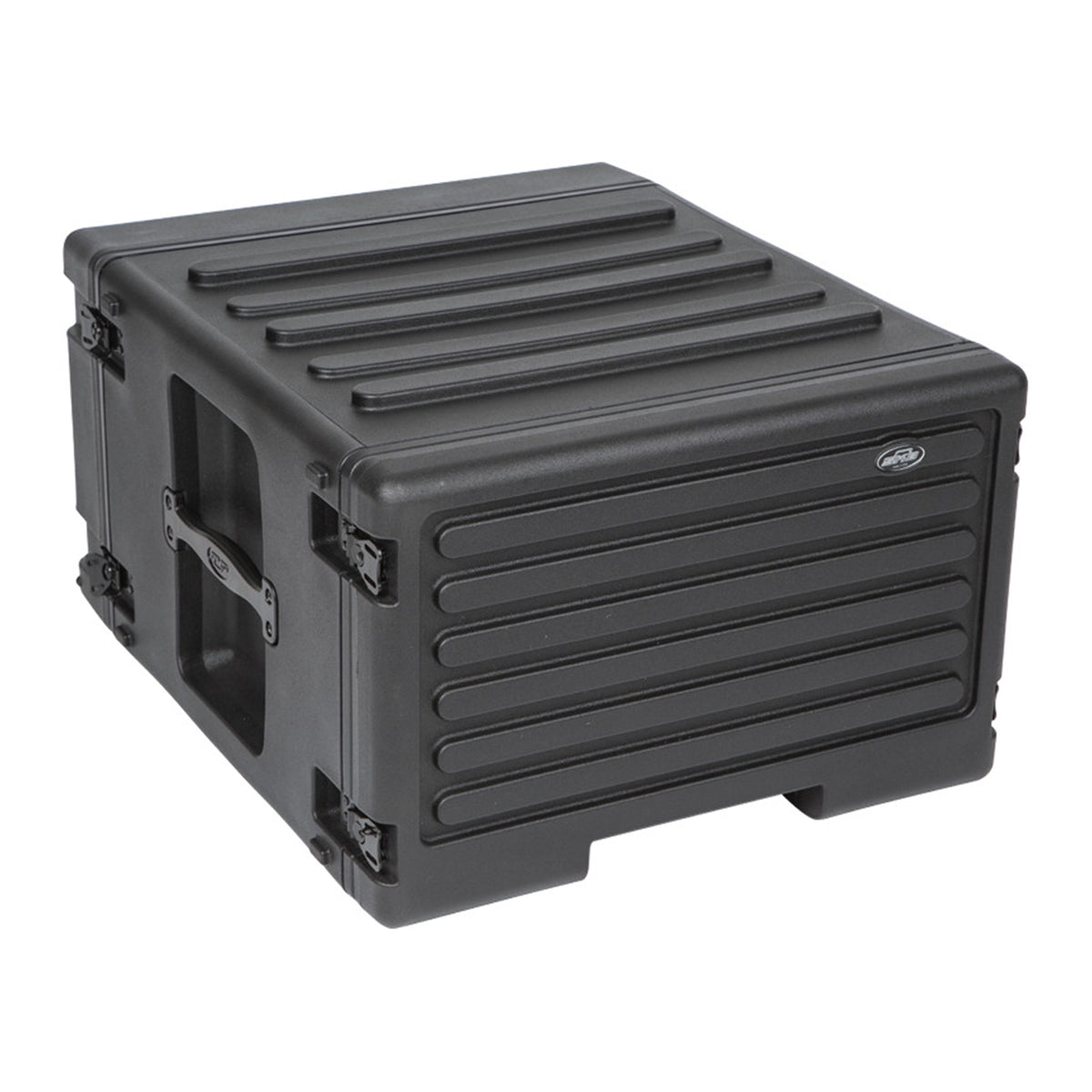 SKB 6U rSeries Rolling Rack with Integrated Back Wheels and 1-Touch Pull Handle - VMInnovations
