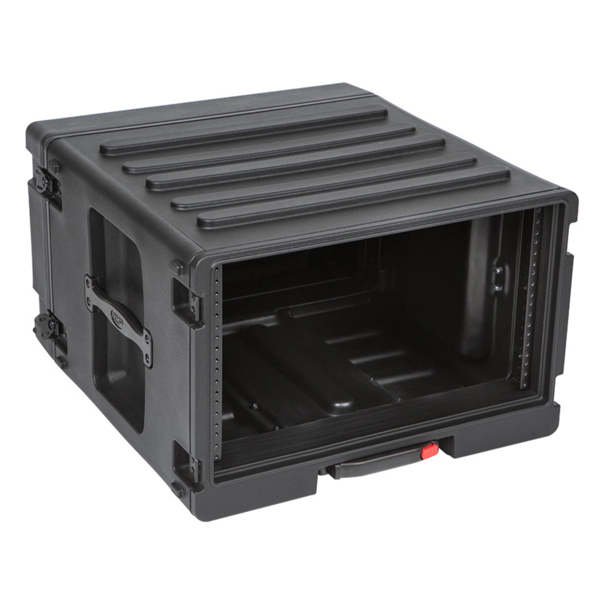 SKB 6U rSeries Rolling Rack with Integrated Back Wheels and 1-Touch Pull Handle - VMInnovations