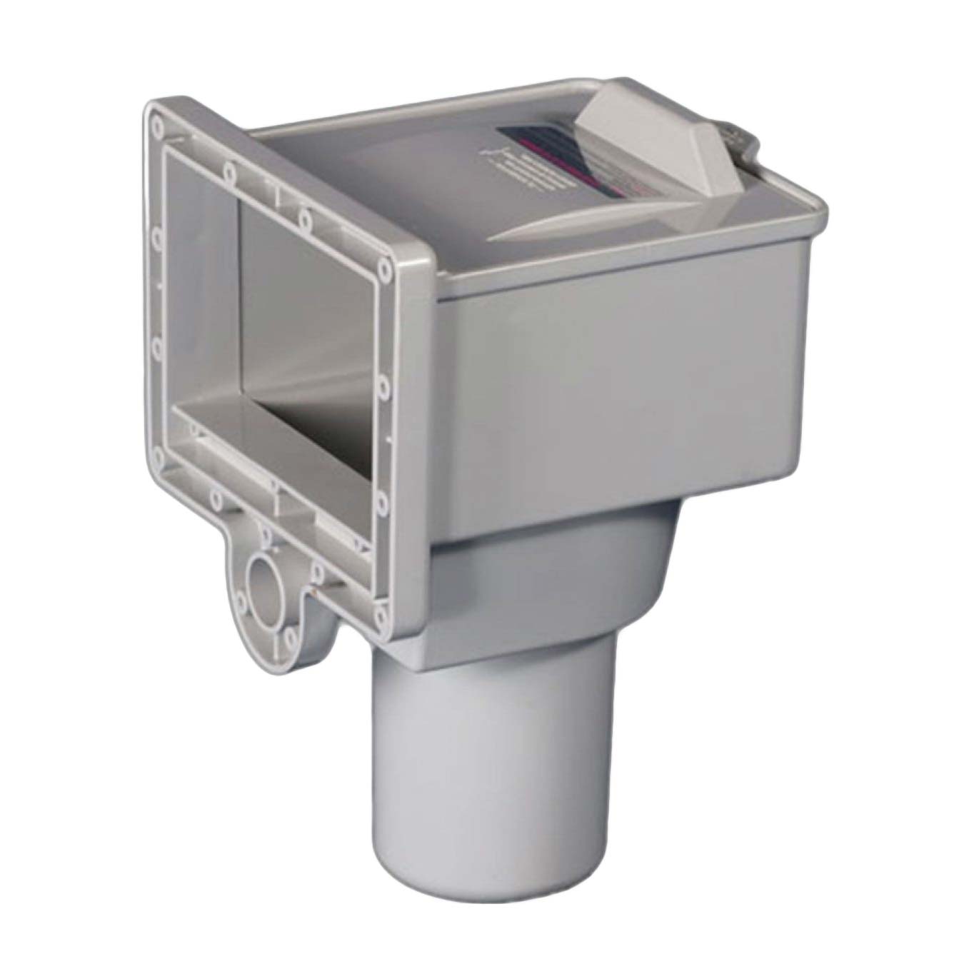 Standard Thru Wall Above Ground Pool Skimmer from the Makers of Doughboy, Gray