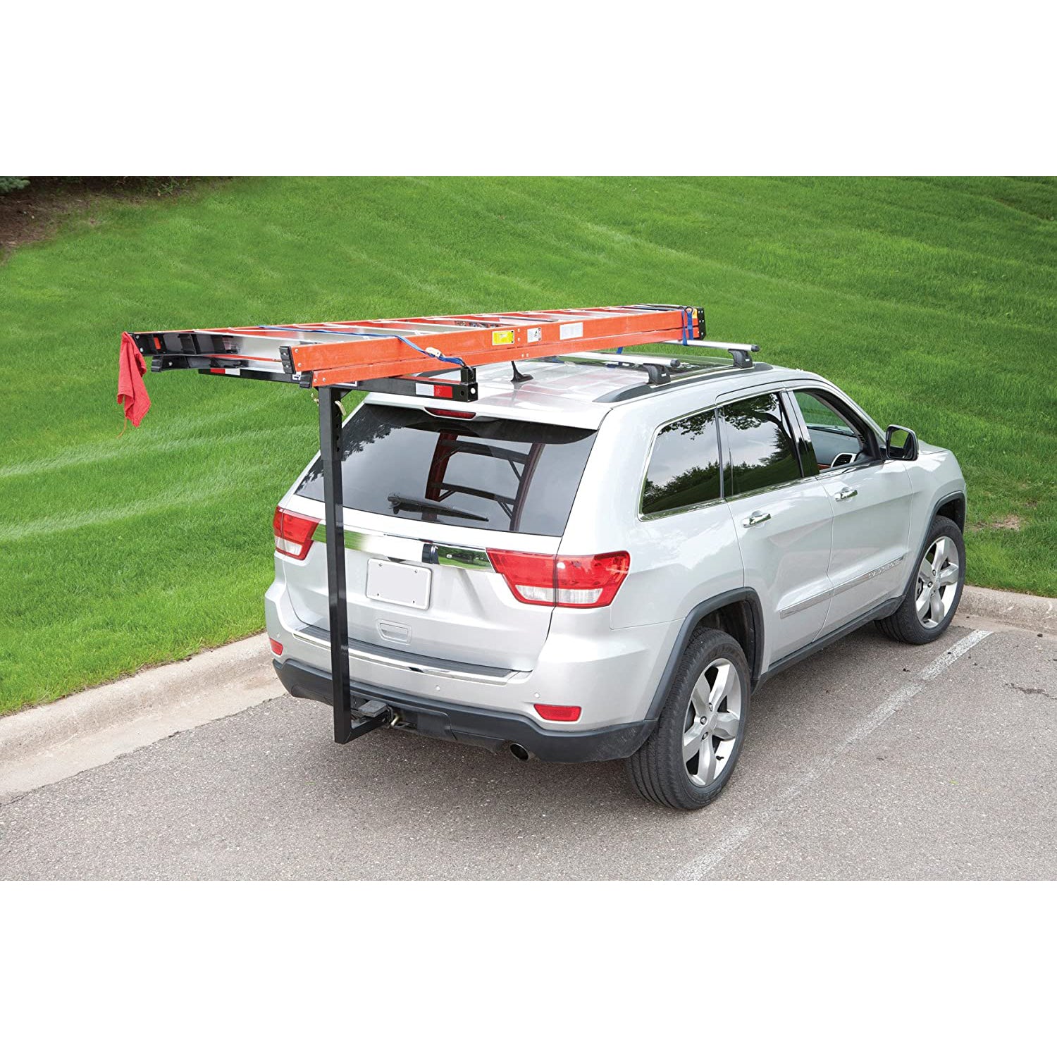 SEEK Adjustable Hitch Mounted Steel Extender for Canoes & Kayaks, Black(Damaged) - VMInnovations