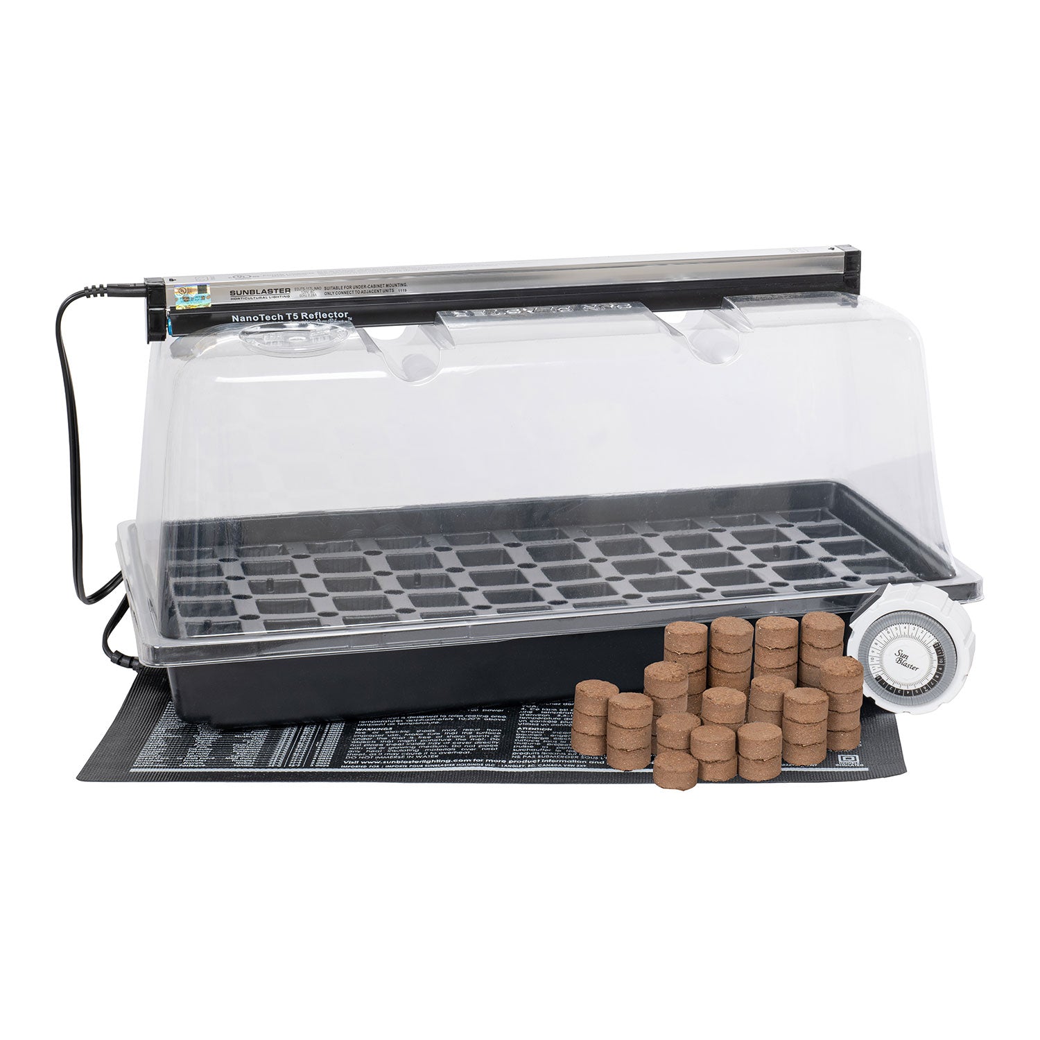 SunBlaster SL1611206 Grow Beginners Kit for Seed Starting & Plant Propagation