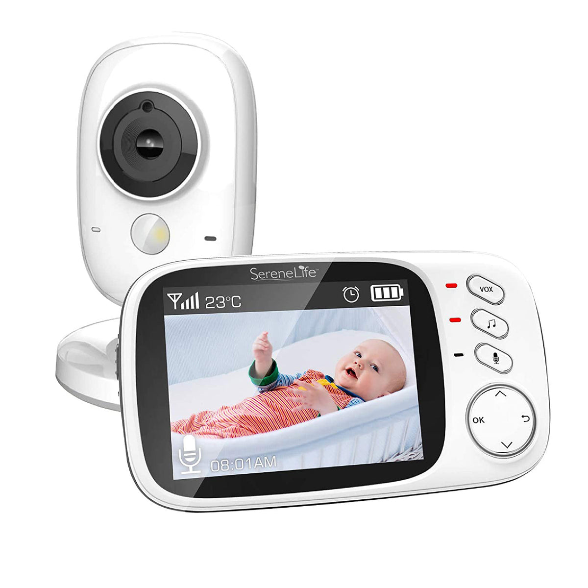 SereneLife Wireless Portable Camera & Video Display Baby Monitor System (2 Pack) - VMInnovations