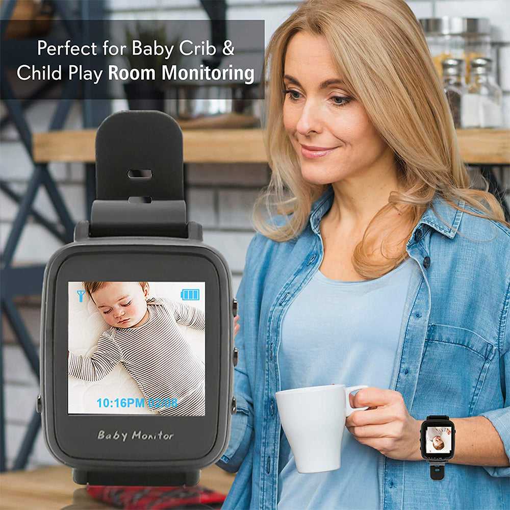 SereneLife SLBCAM550 Wireless Video Camera Streaming Baby Monitoring System