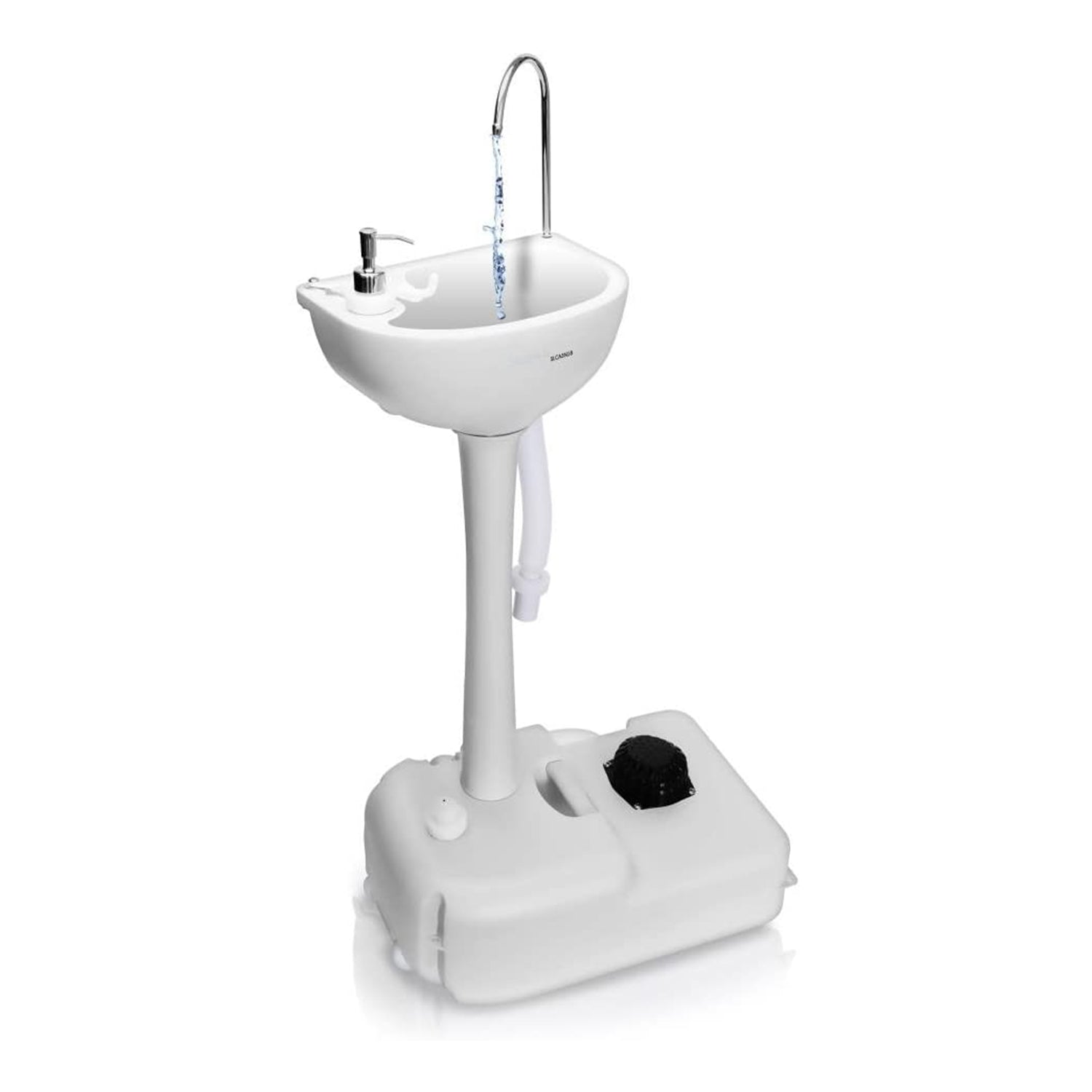 SereneLife Portable Hand Wash Sink Stand Water Faucet Washing Station (Open Box)