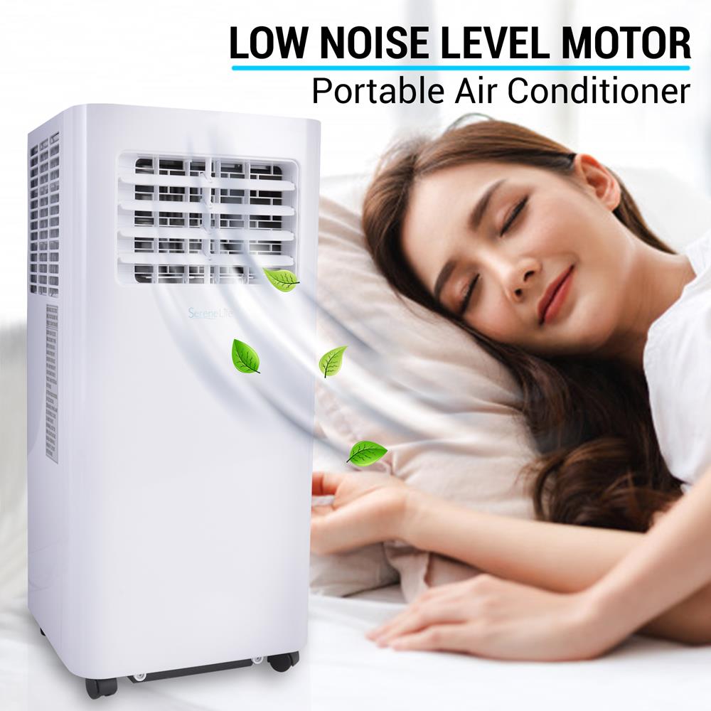 SereneLife 300 Square Feet 10000 BTU Portable Air Conditioner w/Remote (Used) - VMInnovations