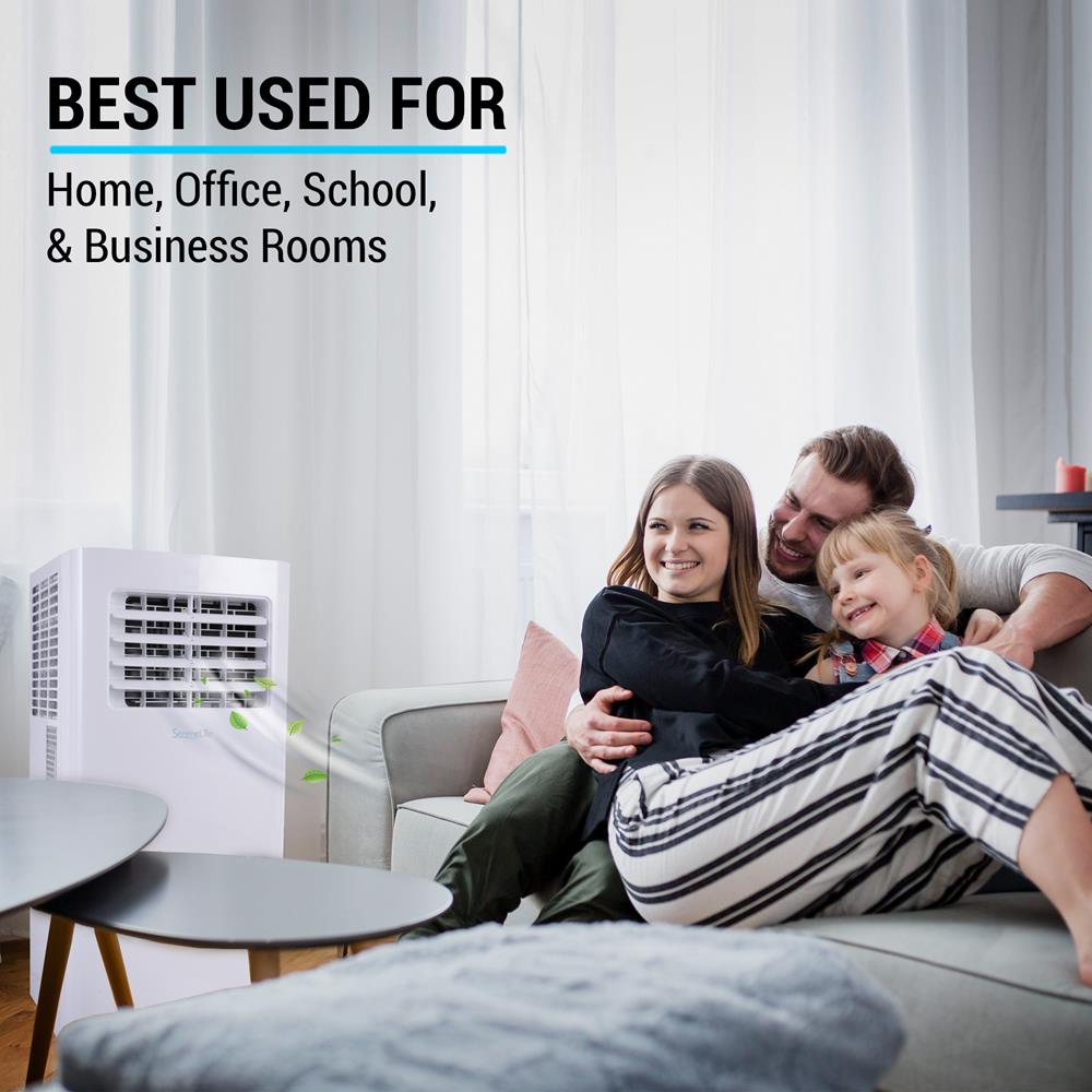 SereneLife 300 Square Feet 10000 BTU Portable Air Conditioner w/Remote (Used) - VMInnovations