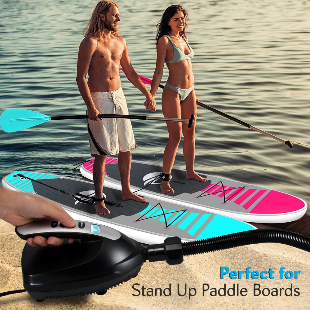 SereneLife Electric 12V Air Inflator and Deflator for Watersports (Open Box) - VMInnovations