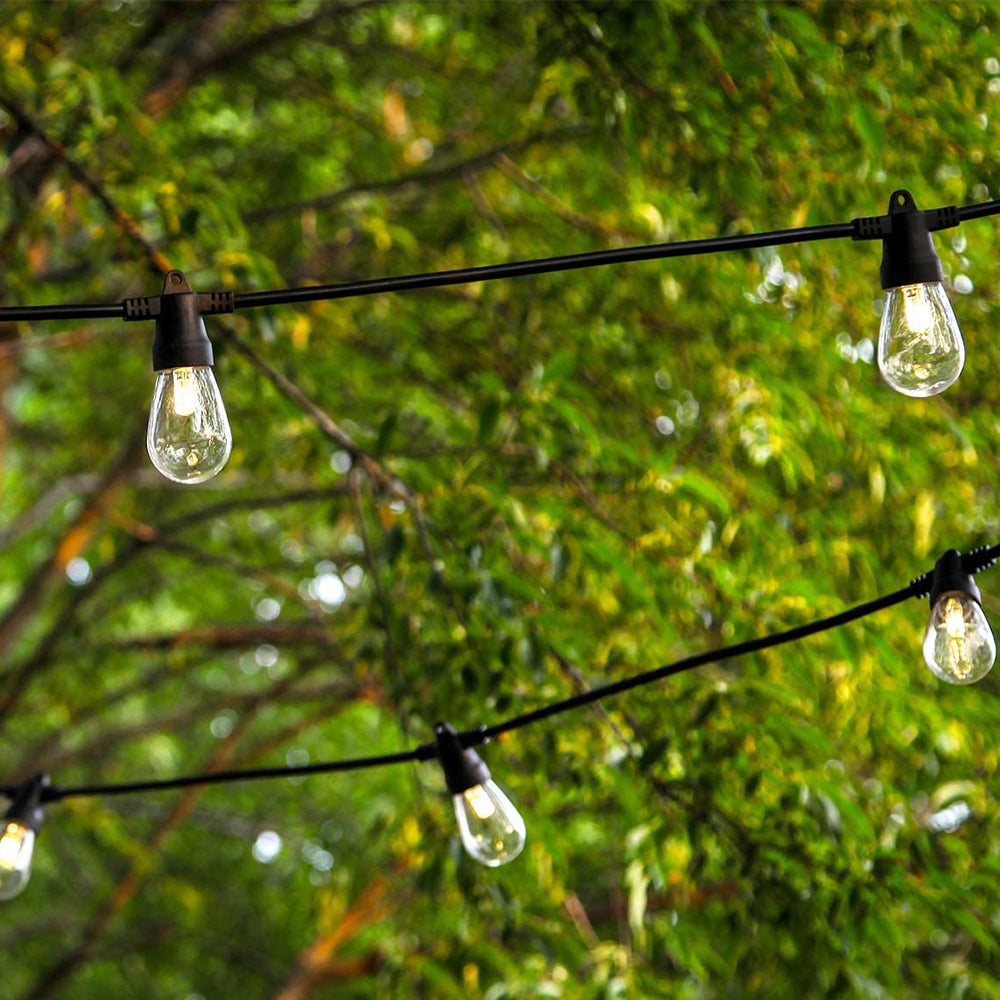 Brightech 48-Ft Weatherproof Solar Powered LED Outdoor String Lights (Used) - VMInnovations