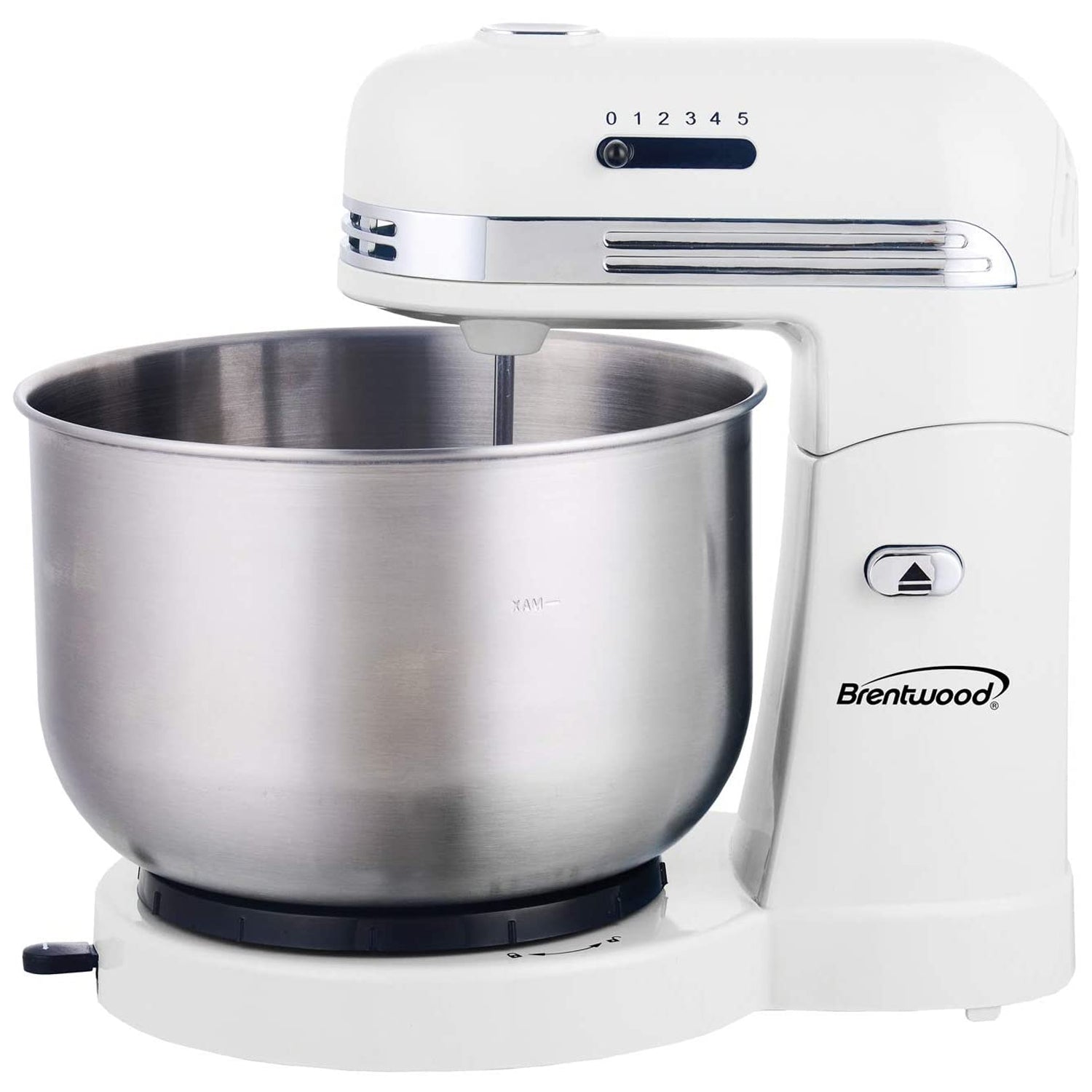 Brentwood SM-1162W 5 Speed 3.5qt Kitchen Baking Stand Mixer, White (Used) - VMInnovations
