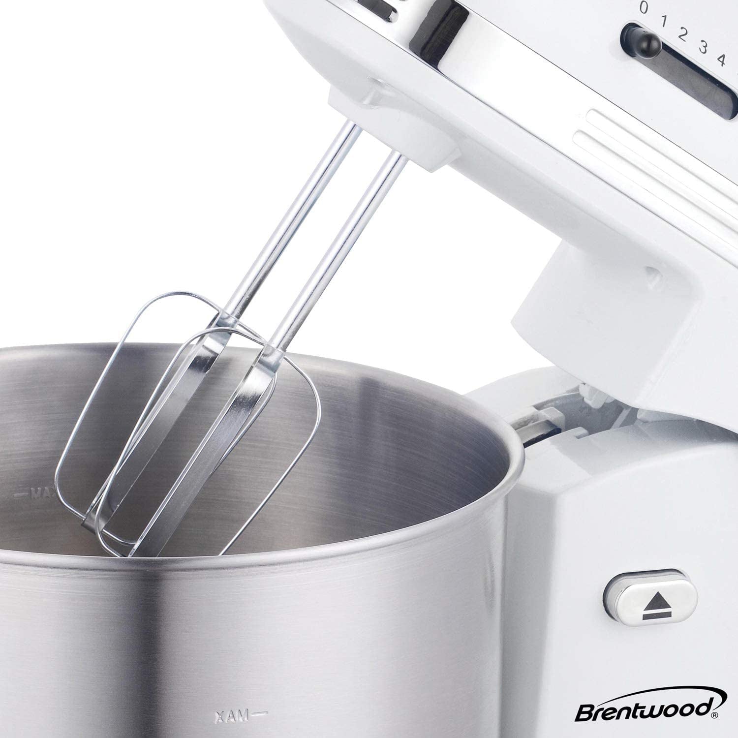 Brentwood SM-1162W 5 Speed 3.5qt Kitchen Baking Stand Mixer, White (Used) - VMInnovations