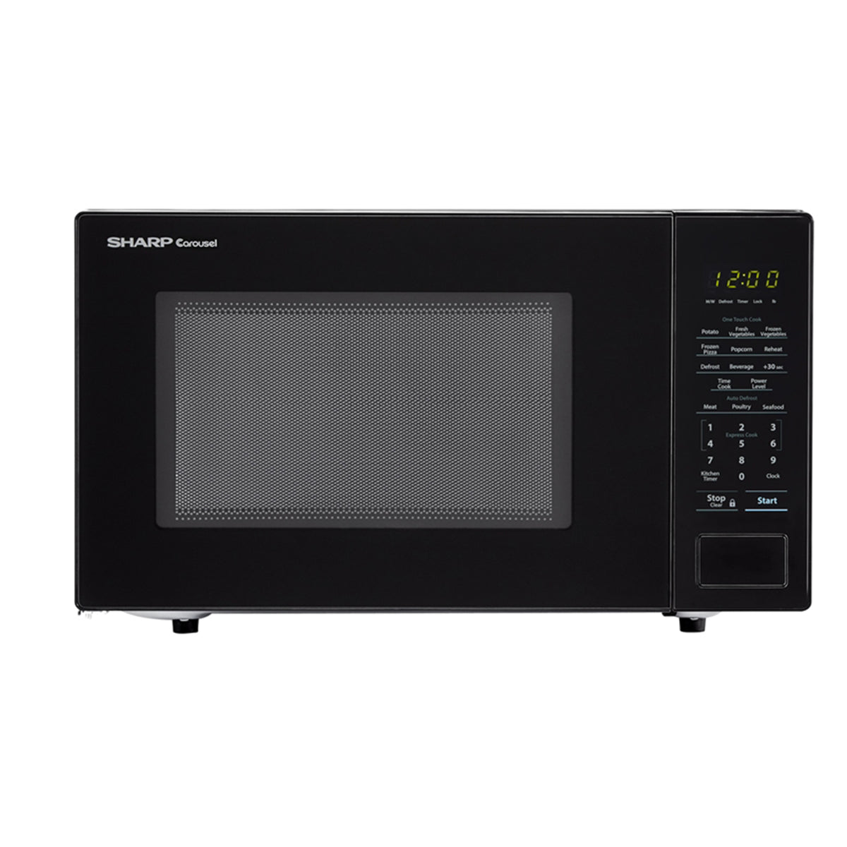 Sharp SMC1131CB 1.1 Cubic Foot Countertop Microwave (Refurbished) (Used)