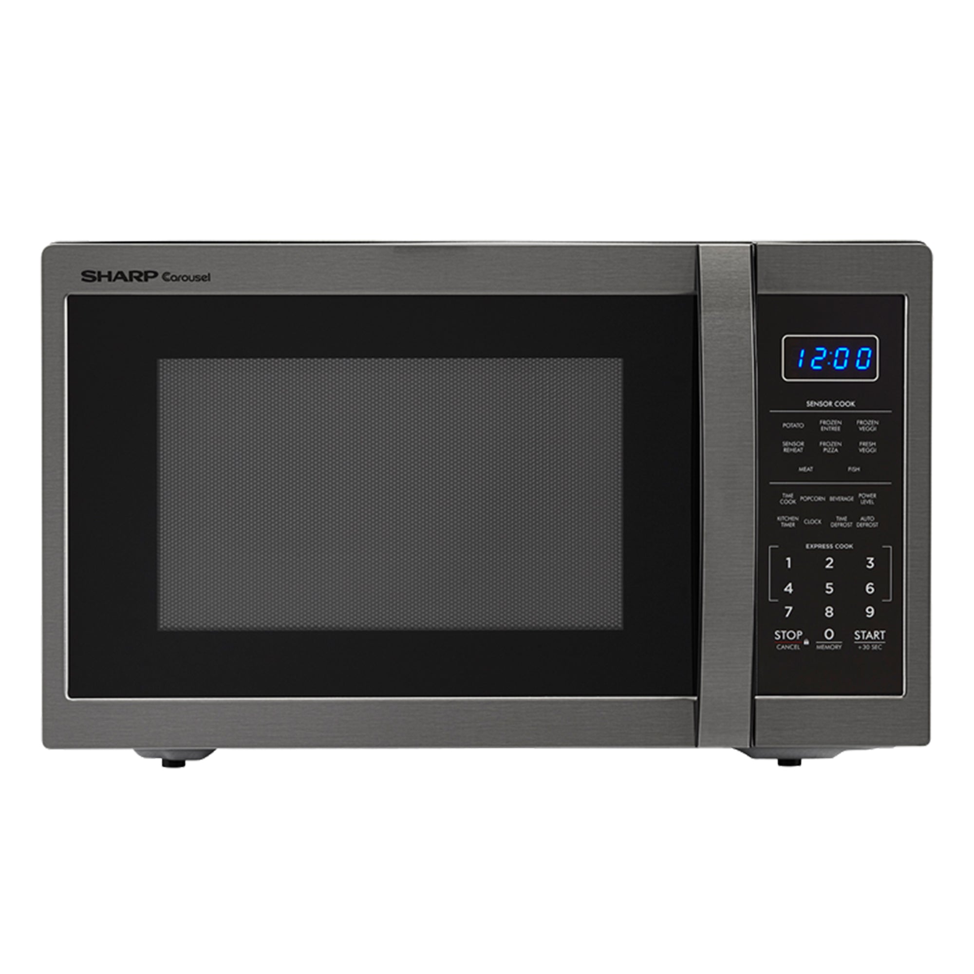 Sharp 1.4 Cubic Foot Stainless Steel Microwave (Open Box)